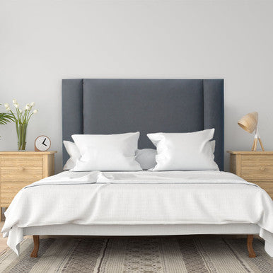 PrimeNest Emerson Modern Leather Headboard - Stylish & Easy to Clean