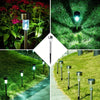 10 Pcs Outdoor Stainless Steel Solar Lights - Mega Cart