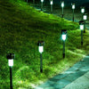 10 Pcs Outdoor Stainless Steel Solar Lights - Mega Cart