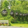 10 Piece Spiral Ball Solar String Lights - Mega Cart