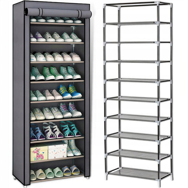 10-Tier Fabric Shoe Wardrobe - Mega Cart