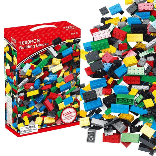1000 Piece Building Blocks - Mega Cart
