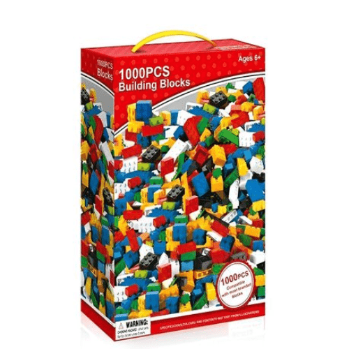 1000 Piece Building Blocks - Mega Cart