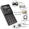 12-Port USB Charging Station with LED