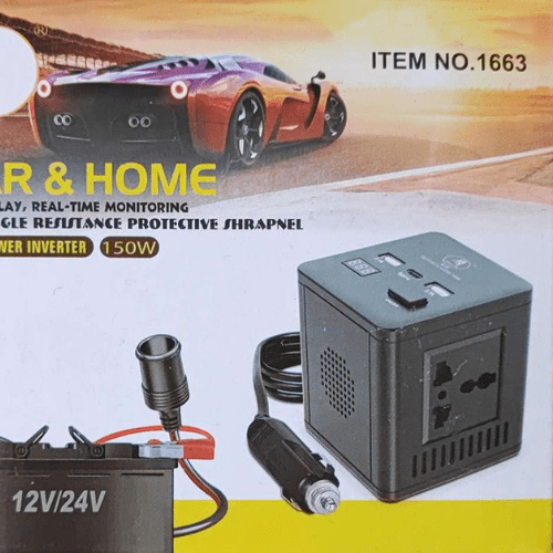 150W Car Power Inverter With Dual USB Output - Mega Cart