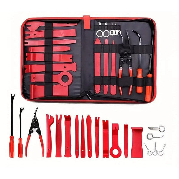 19Pcs Car Interior Trim Removal Kit with Pry Tools - Mega Cart