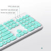 2.4G Wireless Keyboard and Mouse Combo - Ergonomic, Quiet, Retro - Mega Cart