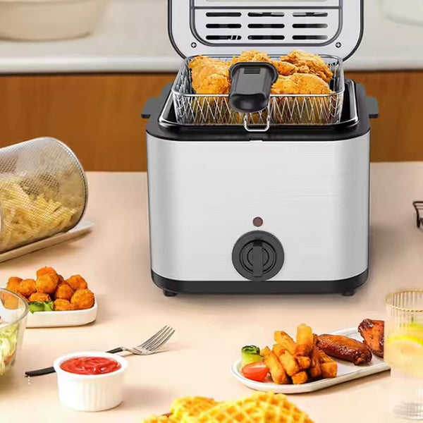 2.5L Deep Fryer with Adjustable Heat Control - Mega Cart