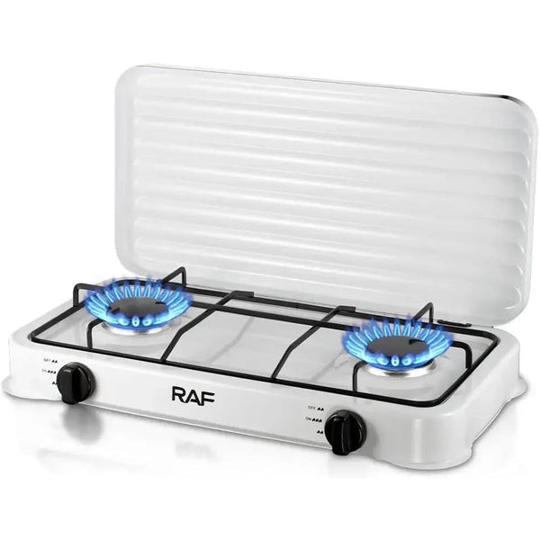 2 Burner Portable Gas Stove - Mega Cart