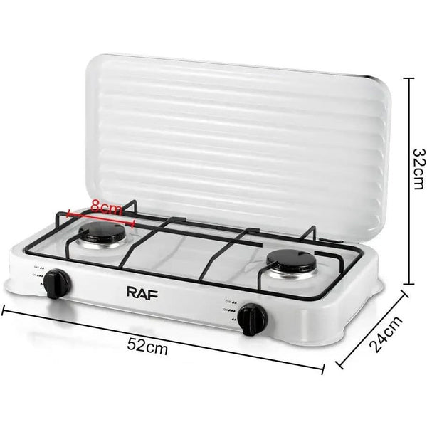 2 Burner Portable Gas Stove - Mega Cart