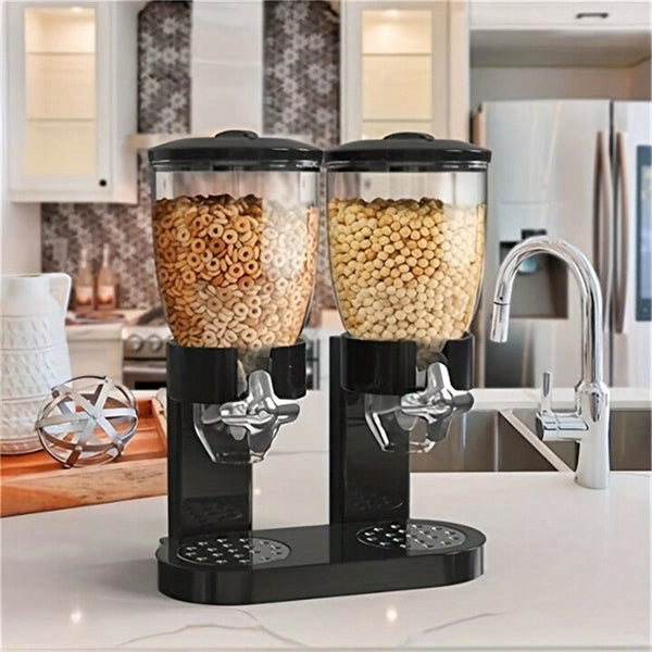 2-in-1 Cereal Dispenser with Dual Storage - Mega Cart