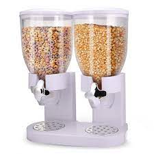 2-in-1 Cereal Dispenser with Dual Storage - Mega Cart