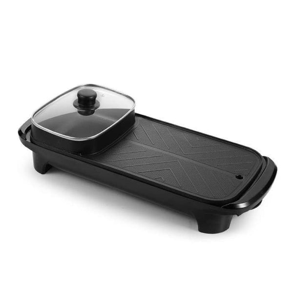 2-in-1 Electric Hotpot and Grill Cooker - Mega Cart