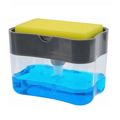 2-in-1 Soap Dispenser and Sponge Caddy for Kitchen Organisation - Mega Cart