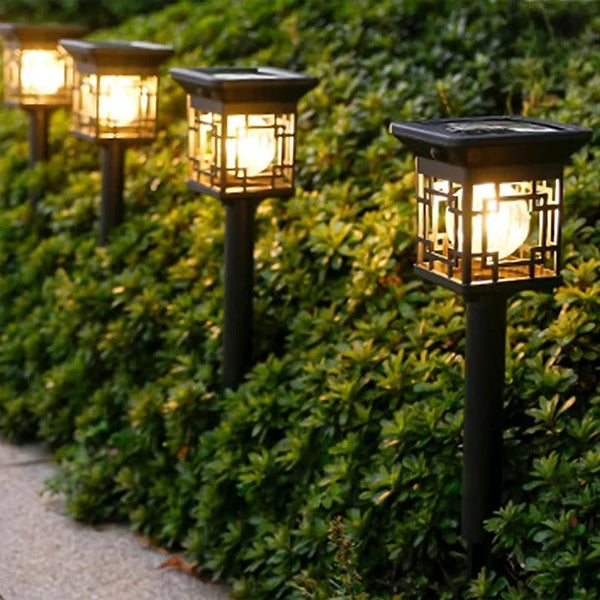 2-Pack Solar Garden Lights for Outdoors