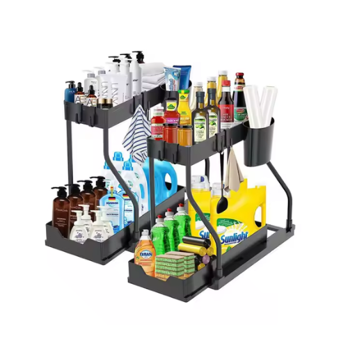 2-Tier Sliding Storage Rack - Mega Cart