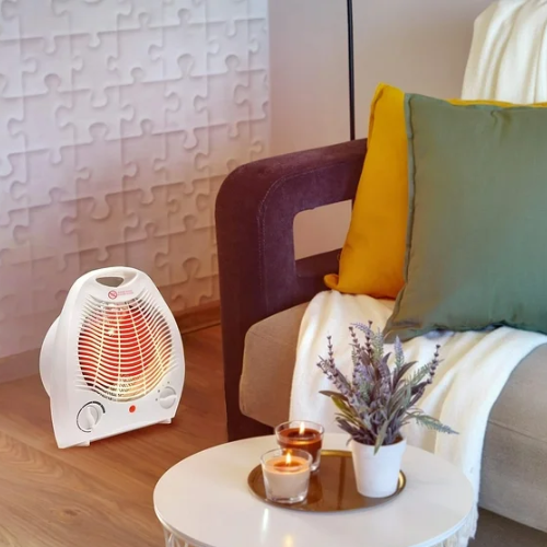 2000W Portable Electric Fan Heater - Mega Cart