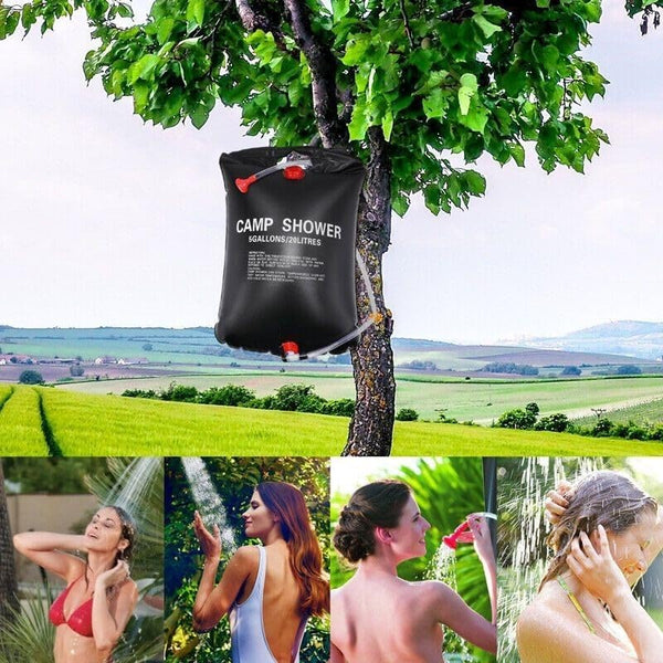 20L Portable Solar Camping Shower Bag - Mega Cart