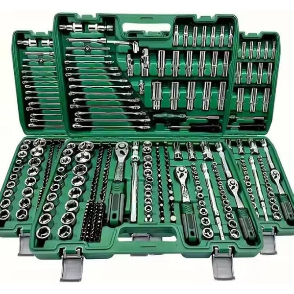 216-Piece Professional Socket Tool Set - Mega Cart