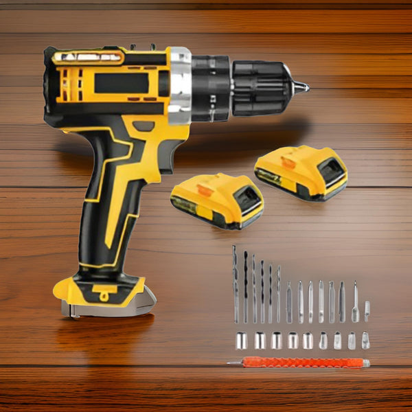21V Cordless Electric Drill with Lithium Battery - Mega Cart