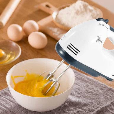 260W Hand Mixer with 7 Speeds and Stainless Steel Beaters - Mega Cart