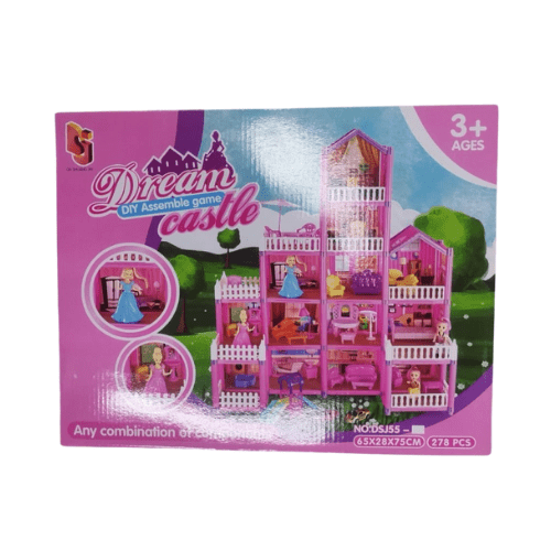 278 Piece Mini Dream Castle Set - Mega Cart