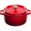 28cm Cast Iron Casserole Pot with Lid - Mega Cart