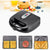 3-in-1 Non-stick Sandwich Maker with Removable Plates - Mega Cart