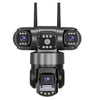 3-Lens Smart CCTV Camera with 4G Support - Mega Cart
