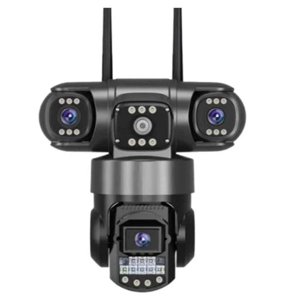 3-Lens Smart CCTV Camera with 4G Support - Mega Cart