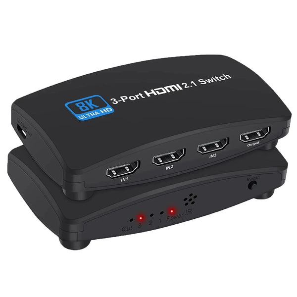 3-Port HDTV 2.1 Switch - Mega Cart