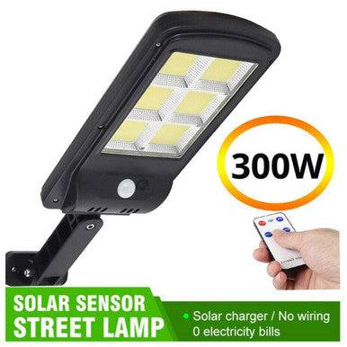 300W Solar LED Street Light - Energy Efficient Outdoor Lighting - Mega Cart