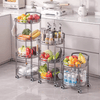 4-Tier Rolling Storage Cart with Wheels - Mega Cart
