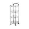 4-Tier Rolling Storage Cart with Wheels - Mega Cart