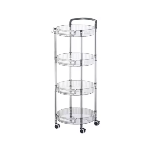 4-Tier Rolling Storage Cart with Wheels - Mega Cart