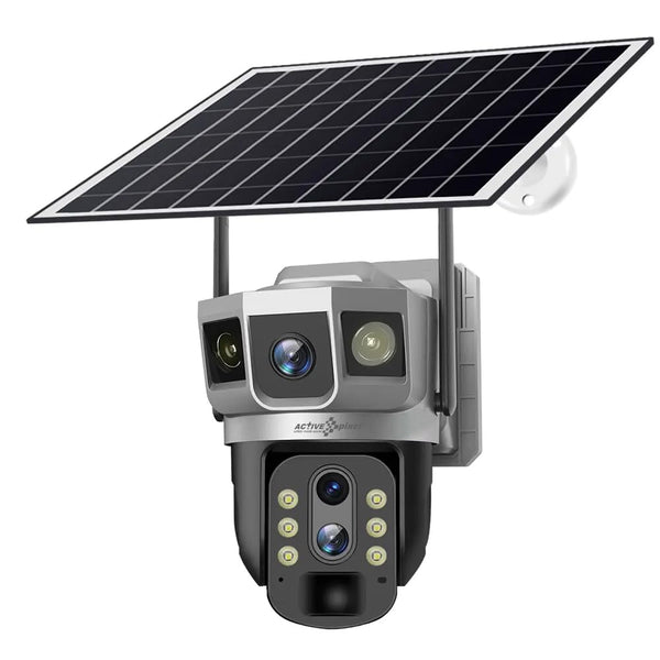 4G Outdoor Solar Camera with Dual Lens - Mega Cart