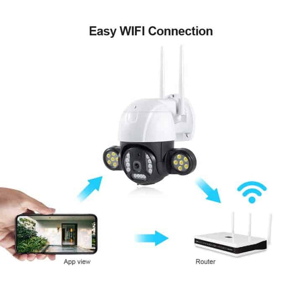 4K Outdoor Smart Wireless IP Camera - Mega Cart
