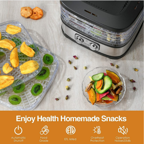 5-Tray Electric Food Dehydrator - Mega Cart