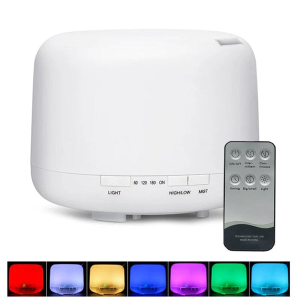 500ml Aroma Humidifier with Remote Control - Mega Cart