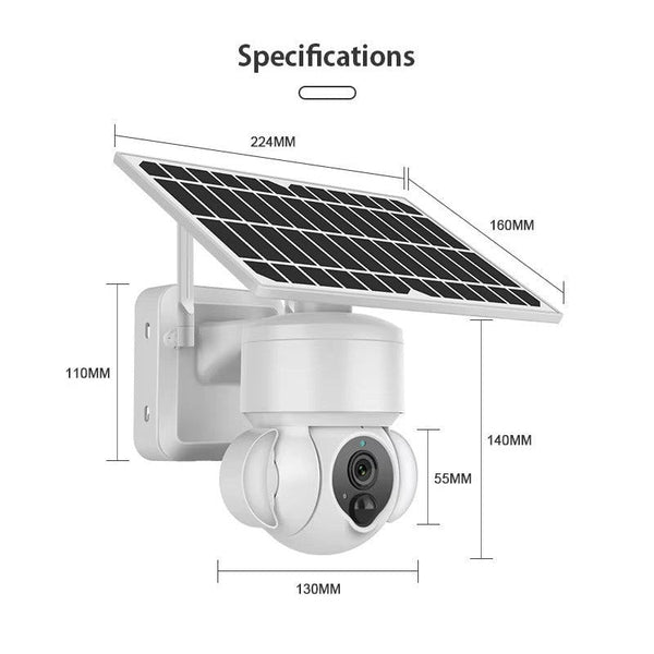 5G WiFi Solar Security Camera - Mega Cart
