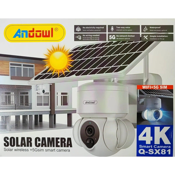 5G WiFi Solar Security Camera - Mega Cart