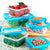 6-Piece Airtight Stackable Food Storage Containers - Mega Cart