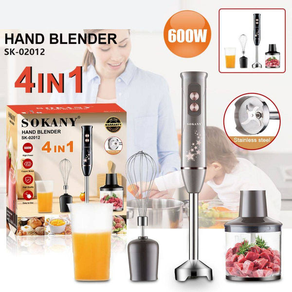 600W High Quality Stick Blender with Attachments - Mega Cart
