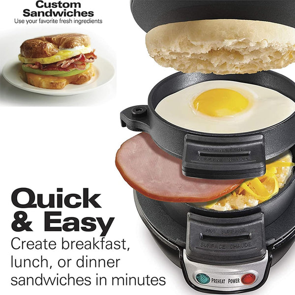 600W Non-stick Burger Maker - Mega Cart