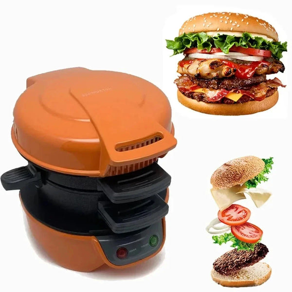 600W Non-stick Burger Maker - Mega Cart