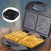 750W Waffle Maker With Smiley Face - Mega Cart