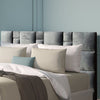 PrimeNest Tessa Plush Velvet Headboard - Modern Elegance for Bedrooms