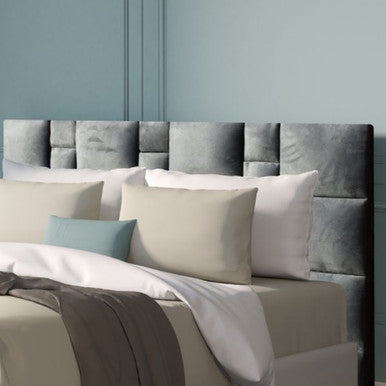 PrimeNest Tessa Plush Velvet Headboard - Modern Elegance for Bedrooms