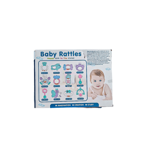 8-Piece Baby Rattle Set - Mega Cart