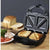 800W Non-stick Sandwich Maker - Mega Cart